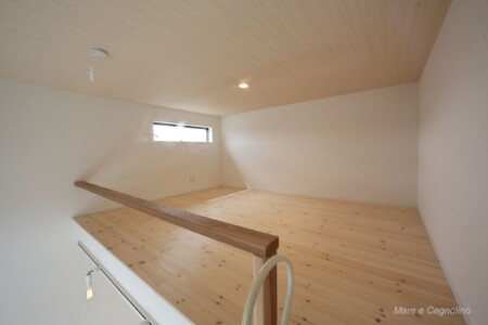 2階ロフト。窓付きですので換気もOK