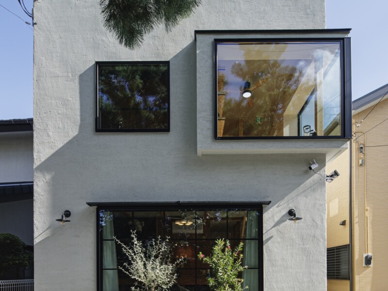 道路沿いには、オリーブ、松、ブラシノキなどの植栽。バラエティ豊かなグリーンは、個性豊かな住人たちを表現しています